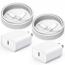 Fast Apple Charger,2Pack USB C iPhone 14 13 Charger【Apple MFi Certified】Quick Charging 20W PD Wall Charger Block with Type-C to Lightning iPhone Cord Cable for iPhone 14 13 12 11 XS XR X 8 SE2022 iPad  ASIN:B0BJQ7421M